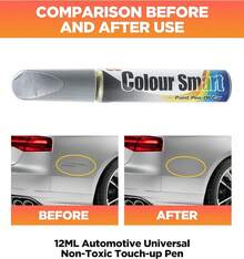 Car Scratch Repair Kit |   Red Touch-Up Paint Pen + Remover Paint Scratch Repair Tool Universal For Deep And Shallow Scratches Auto Parts No Polishing Touch-Up Tool - Silver - View 3