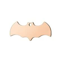 Customized Pet ID Tag, Halloween Bat Shaped Dog/Cat Tag, Stainless Steel, Can Engrave Name, Birthday, Phone, Address, Anti-Lost Pet Memorial Pendant Accessory