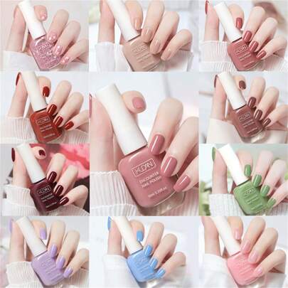 Quick-Drying, Long-Lasting, Non-Fading Nail Polish In 40 Color, Glitter Bright Available. Water-Based, Peel-Off, Odorless. Perfect For Summer, Makes Nails Look White Nail Art Manicure Diy Salon, Ideal For Women & Girls