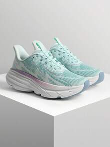 Women's Slip On Walking Shoes Hands-Free Cushion Running Tennis SwiftPlush Non-Slip Comfortable Workout Gym Athletic Fashion Sneakers - 薄荷綠 - 查看 7