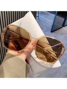 1 件装新款时尚夹式眼镜，适用于处方眼镜，女士防眩光驾驶眼镜，适合夏季海滩度假、户外、旅行方形遮阳镜 - 彩色 - 查看 10