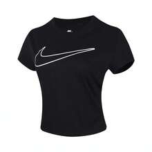 Nike Áo thun cổ tròn tay ngắn AS W NSW CLUB SS dành cho nữ HBR MD TEV5003-010 - màu đen - Xem 1
