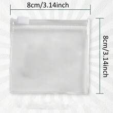5pcs/10pcs/20pcs/30pcs/50pcs/100pcs Reusable Medicine Storage Bags, Zipper Medicine Bag Set, Bait Bag Jewelry Storage Bag, Self-Sealing Medicine Storage Device And Travel Accessories