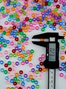 51/103/209 Stücke gemischte Acryl Strass Pferd Perlen, geeignet für DIY Schmuckherstellung, Armbänder, Halsketten, Ohrringe, geflochtene Haarzubehör, Basteleien, 9mm