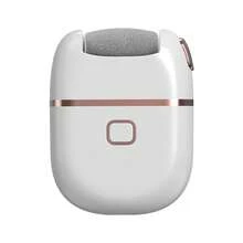 جهاز إزالة الجلد الجاف الكهربائي، جهاز إزالة الندوب الكهربائي الاحترافي، ملف قدم كهربائي محمول قابل للشحن، طقم إزالة الجلد الجاف الكهربائي - هدية مثالية للحصول على قدم ناعمة ولينة - للعناية بالبشرة الخشنة والمتشققة والجافة - أبيض - مشاهدة 8