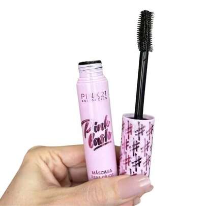 Pink Lash Máscara de Cílios com efeito boneca Rímel rosa 8409