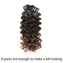 Gogo Curl Crochet Hair 8 Packs Ocean Wave Crochet Hair Pre Looped Deep Twist Goddess Box Braids Curly Water Wave Synthetic Braiding Hair For - Multicolor - View 13