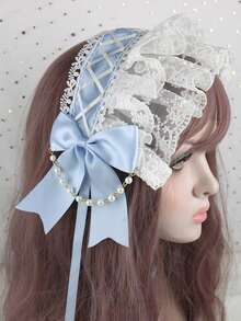 手工制作的洛丽塔节日、圣诞节、万圣节、新年派对角色扮演头饰