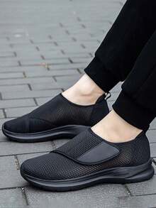 Unisex Diabetic Edema Shoes Women Extra Wide Soft-Sole Adjustable Strap Shoes Men's Footwear Swollen Feet Post-Surgery Recovery