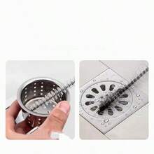 5件套不锈钢清洁刷，可重复使用，厨房用品 - 完美清洁玻璃、硅胶、金属吸管等！厨房用品 厨房配件 厨房工具 - 白色 - 查看 5