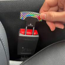 Universal Vehicle Seat Belt Extender,Eliminate The Alarm Sound When Pet Is On The Car,Alarm Silencer For Not Wearing A Seat Belt - 2PCS--grids - View 6