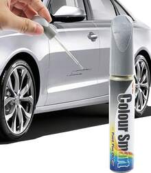 Car Scratch Repair Kit |   Red Touch-Up Paint Pen + Remover Paint Scratch Repair Tool Universal For Deep And Shallow Scratches Auto Parts No Polishing Touch-Up Tool - Silver - View 7
