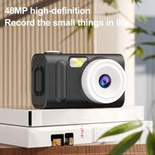 1080P HD Digital Mini Camera Intelligent Focusing Screen 4800W Pixels Compatible MicroSD 32GB 64GB 128GB