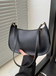 Bolso de hombro tote minimalista de moda, bolso de brazo vintage retro, bolso de mano ligero de alta gama con cremallera, bolso baguette multifuncional de gran capacidad, estilo callejero chic europeo y americano, adecuado para fiestas, trabajo, viajes y almacenamiento de cosméticos