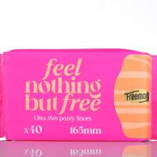 FREEMORE 40pc/120pc Freemore Ultra Thin Panty Liners(165mm),Zero Feel Zero Worries ,Fast-Absorbing, Dry, And Comfortable All Day,Innovative Resealable Packaging - Always Clean, Always Fresh