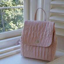 Women Fashion Backpacks - 米色 - 查看 9