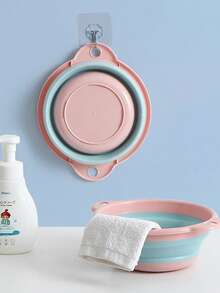 可折叠洗脸盆，家用便携式储物盆，节省空间，浴室洗脚盆