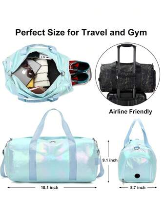 1pc Cute Travel, Fitness, Yoga Bag