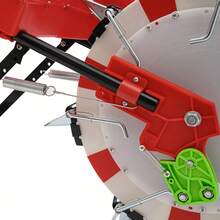 Rainaut Garden Seeder, Manual Seeder, Seeder Planter, Hand-Push Seeder Which Can Sow Seeds Of 3-15 Mm, Such As Maize, Soybean, Peanut, Mung Bean, Cotton - Red - View 5