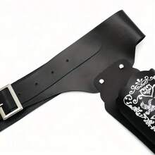 1 Set Adult Western Cowboy Costume - Includes Revolver Pistol, Belt (Bullets Not Included) - Perfect For Halloween, Carnival And Western-Themed Parties - Multicolor - View 7