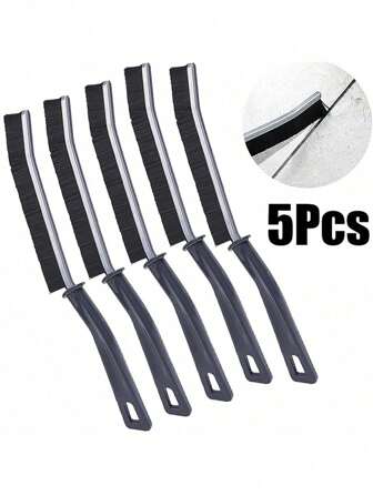 1/3/5/8pcs - Multi Functional Gap Cleaning Brush Set | No Blind Spot Window Gap Groove Dust Cleaning Brush | Gap Long Hard Brush| Hard Brush For Blind Spots In The Joints Of Kitchen And Bathroom Tiles | Used For Cleaning Narrow Spaces | Used For Scrubbing And Cleaning - Suitable For Use In Bathrooms, Kitchens, Toilets, And Multiple Scenarios.Household Suppliers ﻿