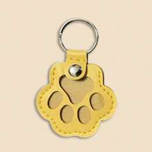 1pc Pet Hair Storage Keychain, Cute Dog Paw Shape, Collect & Store Cat/Dog Hair Keepsake, Suitable For Hanging On Baby, Keys, Mobile Phone Cases