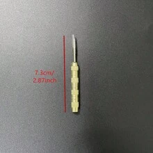 Yernea 12 件/套黄色精美雕刻 13 克/0.46 盎司铁质材料飞镖，带电镀表面，体育和娱乐飞镖配件，带钢尖