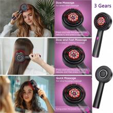 Red Light Therapy Hair Growth Comb, Upgrade 3 In 1 Hair Oil Applicator, Electric Hair Brushes For Hair Growth, Multi-Function Electric Scalp Massager Brush For Adults Women And Men Hair Loss, Hair Thinning & Alopecia Treatment Homeuse, Ipx7 Waterproof