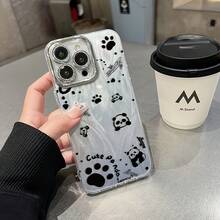 Funda para teléfono 1 pieza compatible con todos los modelos 16/15/14/13/12/11 (incluido 13/14 Pro/15 Plus/16 Pro), esta nueva funda para teléfono con láser IMD degradado con patrón vibrante presenta una película para lentes y un diseño híbrido clásico que es resistente a los golpes. - Colores mixtos 1 - Ver 6