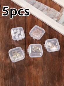 1 Set Travel Jewelry Box With Mirror, Multi-Functional Jewelry Storage Box, Large Capacity Portable Jewelry Box For Storing Rings, Pendants, Earrings, Ties, Bracelets, Best Gift For Girlfriend, Mother's Day, Anniversary, Valentine's Day, Christmas, New Year, Men's Gift, Women's Back To School Gift