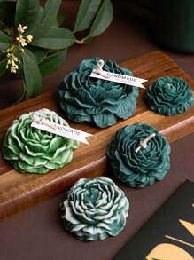 1pc Peony Flower Silicone Candle Mold, Suitable For Making 3D Floral Candles, Scented Stone, Resin Crafts And Other Handmade Items, Decor For Home, Mother's Day, Festivals, Parties