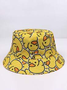 1 Stück Leoparden-Muster Polyester umkehrbarer Fischerhut, warme Dekor UV-Schutz Herbst Frucht Halloween gestreifte Fischerhut, geeignet für Männer und Frauen Halloween Dekoration