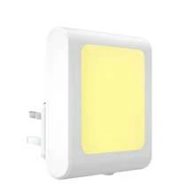 带智能传感器的可调光 LED 夜灯，黄昏到黎明传感器，2700K 0.5W 暖白色插入式夜灯，适用于走廊、卧室、厨房、楼梯（注意：此夜灯仅在环境光足够暗时才会发光） - 英規插(220-240V) - 查看 8
