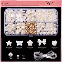 Kit para hacer collares y pulseras, perlas para pulseras, adecuado para kits de joyería DIY, pulseras, aretes, collares, opción de amistad para chicas glamorosas (perlas artificiales), kit de manualidades > kits para hacer pulseras, cuentas para niñas, kit de joyería para niños, hacer pulseras, cuidado de la piel para niños, kit de pulseras para niñas