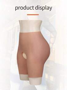 1pc Silicone Peach Butt, Fake Buttocks Silicone Crotchless Pants, Comfortable For Daily Wear, Obvious Enhancing Effect, Hip & Waist Shaping Device.