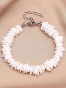 ZIRUISP 1 pièce Bracelet d'été pour femme avec coquillage, corde tressée, chaîne réglable, bracelet bangle bohème pour filles, loisirs, vacances