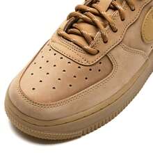 Nike Women's Casual Outdoor Travel Lightweight Sneakers FORCE 1 '07 WB, FZ7372-200 - Linen/Wheat Yellow/Rubber Light Brown/Black/Team Gold - View 7