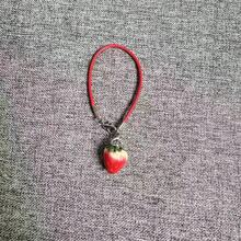 Caramelle alla frutta dolci Forlabubu, lecca-lecca alla fragola 3D realistico, ciondolo pesce rosso LBB fai-da-te, accessorio decorativo in peluche Labobo da 10 cm
