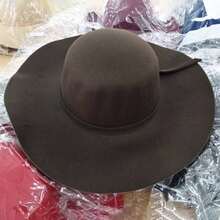 Women Wide Brimmed Dome Hat, Foldable Retro Floppy Fedora Hat, Casual Felt Bowler Sun Cap