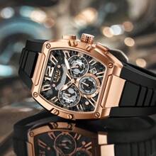 LIGE Relojes LIGE - Relojes cuadrados, de moda, casuales, de hombre, deportivos, regalos navideños, de fiesta, regalos de graduación
