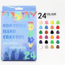 3D Dreidimensionale Wassertropfen Buntstifte, die die Hände nicht schmutzig machen, Kunststoffform Buntstifte, 12/24 Farben, Malwerkzeuge, Schulbedarf, Schulanfang