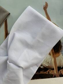 3 Fasce elastiche a maglia con motivo a bandana, accessori per capelli eleganti e alla moda, colori grigio, rosa, bianco.