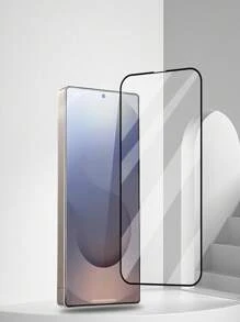 5pcs/Pack Scratch-Resistant Tempered Glass Screen Protector Compatible With Samsung Phones, Full Coverage, Easy Installation, Clear, Bubble-Free, Scratch & Shatter Resistant, Suitable As Birthday/Family/Friend/Boyfriend/Girlfriend Gift