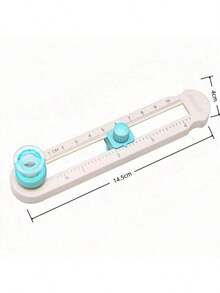 1 Piece Of 360° Mini Circular Cutter, With A Diameter Range Of 2-20 Cm. Craft Supplies, 360° Adjustable Cutter, Back To School, Stationery, School Essential. It Is A Lightweight Rotating Compass And A DIY Card Cutting Tool, Suitable For Study And Office Use. - Multicolor - View 10
