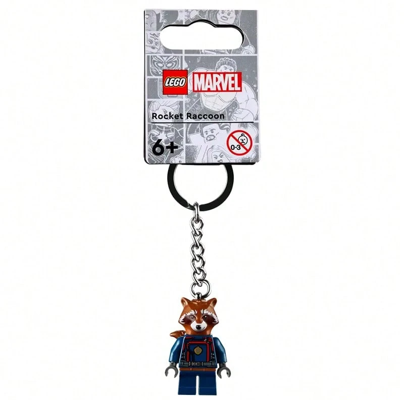 LEGO Cartoon Raccoon Cute Keychain, Suitable For Holiday Gifts - 854296 - View 1