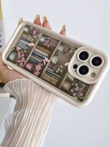 1 Stück Blumenregal weiß stoßfeste matte Ganzkörper Fallschutz Handyhülle kompatibel mit iPhone 16 Pro Max/16 Plus/16 Pro/16, 15 Pro Max/15 Plus/15 Pro/15, 14 Pro Max/14 Plus/14 Pro/14, 13 Pro Max/13 Pro/13, 12 Pro Max/12 Pro/12, 11 Pro Max/11 Pro/11, XS Max/XR/XS, 7/8 Plus/7/8 Schutzhülle