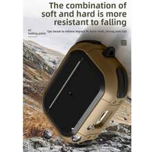 This Protective Case Is Compatible With AirPods Pro 2, Pro 3, Pro 2nd Gen USB-C, And 1st/2nd Gen. - Brown - View 5