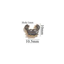 20pcs Stainless Steel Fashion Colorful Cake Seahorse Star Crab Small Pendant Tail Chain Pendant DIY Necklace Bracelet Jewelry Accessories Making