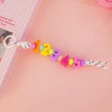 1 件定制颜色亚克力字母钥匙扣，精致独特的钥匙扣，时尚，个性化，首字母姓名标签，适合送给朋友的返校礼物，父亲节/母亲节礼物，生日礼物，个性化礼物，适合周年纪念礼物 - 彩色 - 查看 26