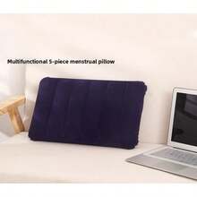 An Ultra-Light Inflatable Camping Travel Pillow -PVC Flocking Inflatable Nap Pillow, Outdoor Camping Hiking Inflatable Pillow, Compressible, Small, Comfortable And Ergonomic Inflatable Pillow, Can Support The Neck And Waist During Camping, Hiking, Backpacking, And Is An Excellent Gift For Vacations And Outdoor Activities,Christmas, Halloween, New Year's Day, Carnival Day